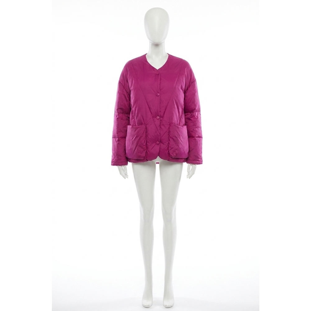 NEW FIFTEEN TWENTY modern quilted jacket in magenta
